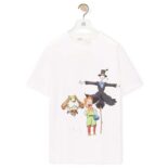 Loewe Men Heen Markl and Turnip Head T-shirt in Cotton