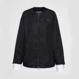 Prada Women Re-Nylon Blouson Jacket with Detachable Cuffs