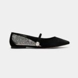 Roger Vivier Women Babies Ballerinas in Suede-Black