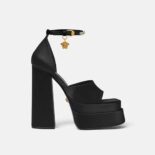 Versace Women Medusa Aevitas Platform Sandals-Black