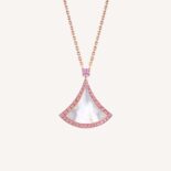 Bvlgari Women DIVAS' DREAM Necklace in 18 KT Rose Gold Set-Pink