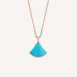 Bvlgari Women DIVAS' DREAM Necklace in 18 KT Rose Gold with Pendant Set-Blue