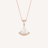 Bvlgari Women DIVAS' DREAM Necklace in 18 KT Rose Gold with Pendant Set-White