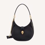 Bvlgari Women Serpenti Ellipse Shoulder Bag-Black