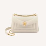 Bvlgari Women Serpenti Reverse Shoulder Bag-White