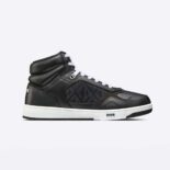 Dior Men B27 High-Top Sneaker Black Smooth Calfskin and CD Diamond Canvas