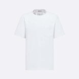 Dior Men Dior and Duncan Grant and Charleston Relaxed-Fit T-shirt White Cotton Jersey