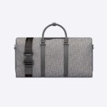 Dior Men Lingot 50 Bag Ruthenium-Colored Dior Oblique Jacquard