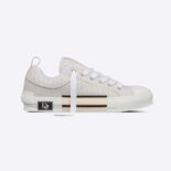 Dior Women B23 Skater Sneaker Cream Dior Oblique Jacquard