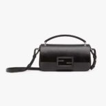 Fendi Women Baguette Phone Pouch Black Patent Leather Pouch