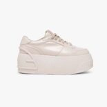 Fendi Women Fashion Show Beige Leather Low-Tops