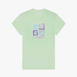 Givenchy Women 4G Givenchy Slim Fit T-shirt-Aqua