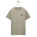 Loewe Women Anagram T-shirt in Cotton-Beige