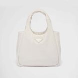 Prada Women Medium Padded Prada Soft Nappa Leather Bag-White