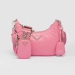 Prada Women Padded Nappa-Leather Prada Re-Edition 2005 Shoulder Bag-Pink