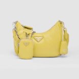 Prada Women Padded Nappa-Leather Prada Re-Edition 2005 Shoulder Bag-Yellow