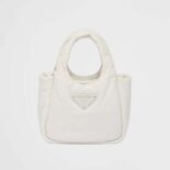 Prada Women Small Padded Prada Soft Nappa-Leather Bag-White