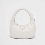 Prada Women Soft Padded Nappa Leather Mini-Bag-White