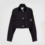 Prada Women Technical Canvas Blouson Jacket