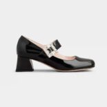 Roger Vivier Women Très Vivier Rhinestone Buckle Babies Pumps-Black