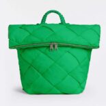 Bottega Veneta Men Padded Tech Cassette Backpack-Green