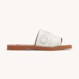 Chloe Women Woody Flat Mule-White