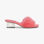 Fendi Women Baguette Pink Mink Slides