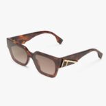 Fendi Women Fendi First Havana Acetate Sunglasses