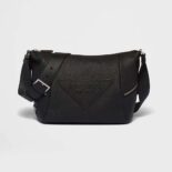 Prada Men Leather Bag with Shoulder Strap-Black