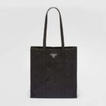 Prada Women Small Antique Nappa Leather Tote-Black