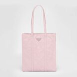 Prada Women Small Antique Nappa Leather Tote-Pink