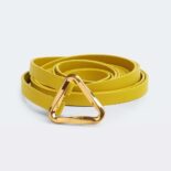 Bottega Veneta Women Grasp Belt Leather Double Strap-Yellow