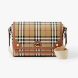 Burberry Women Note Bag with Logo-engraved Studs