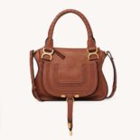 Chloe Women Marcie Small Double Carry Bag-Brown