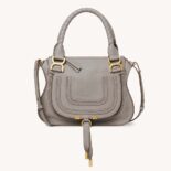 Chloe Women Marcie Small Double Carry Bag-Silver