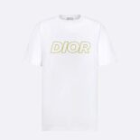 Dior Men Relaxed-Fit T-shirt White Cotton Jersey