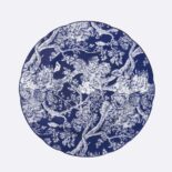 Dior Unisex Decorative Plate Blue Toile de Jouy Hydrangea