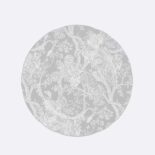 Dior Unisex Dessert Plate Gray Toile de Jouy Hydrangea