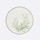 Dior Unisex Dessert Plate Green New Lily of the Valley