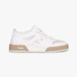 Fendi Unisex Match White Mesh Low Tops