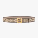 Fendi Women Brown Fabric Belt