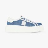 Givenchy Women City Platform Sneakers in Denim-Blue