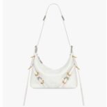 Givenchy Women Mini Voyou Bag in Leather-White