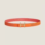 Hermes Women Mors H Belt Buckle & Reversible Leather Strap 24 mm-Orange