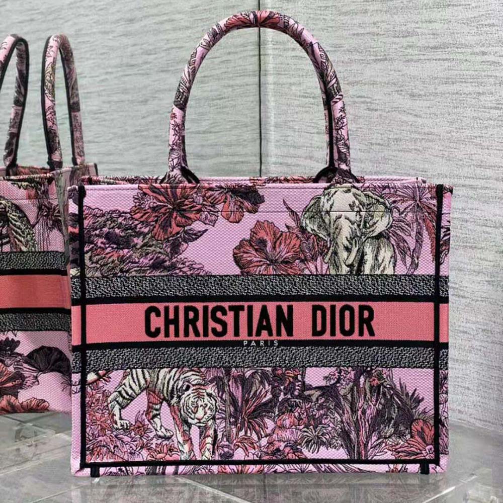 Mini Lady Dior Bag Metallic Calfskin and Satin with Rose Des Vents Resin  Pearl Embroidery, DIOR in 2023